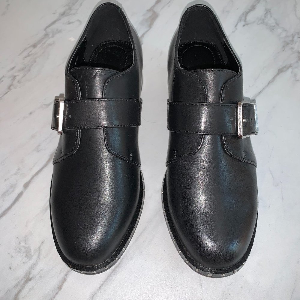 NIB KENZIE Black Leather Ankle Boot - Picture 2 of 4